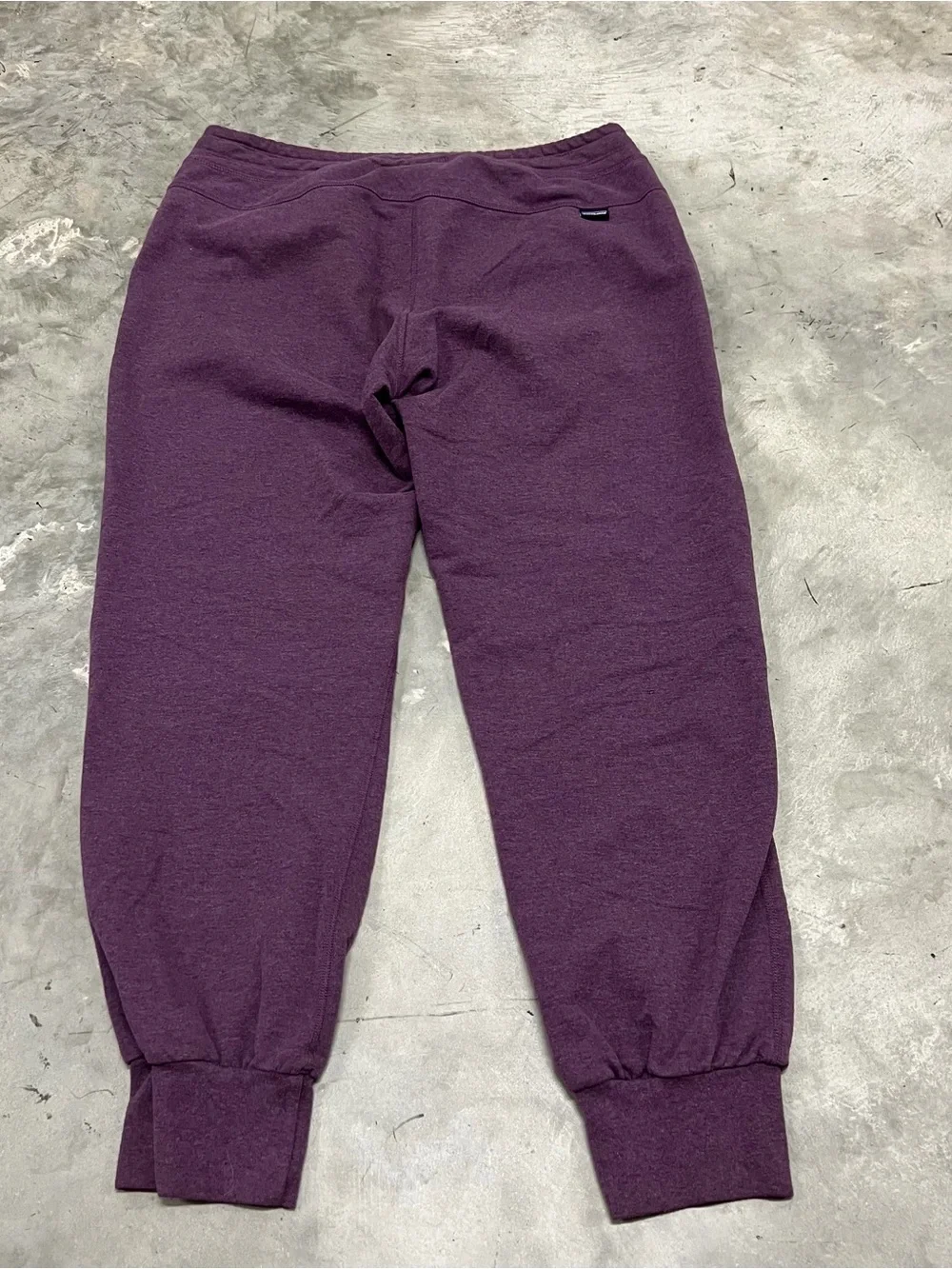 Patagonia Pants Women's S Purple Ahnya Joggers Organic Leisure Knit Tapered Gorp